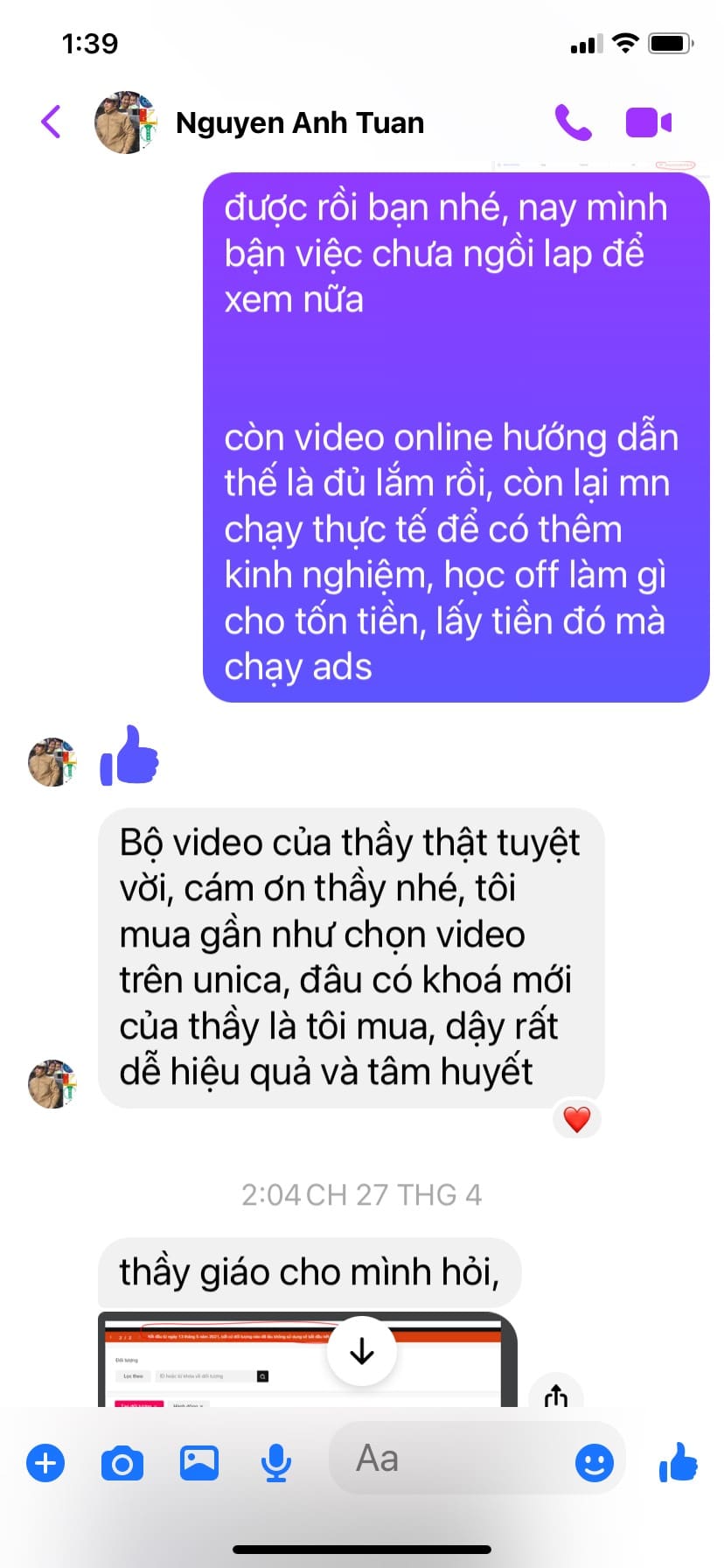 Khóa Gia Tăng Thu Nhập Tiếp Thị Liên Kết Với SEO Youtube 13 phản hồi của học viên vungocquyen.com
