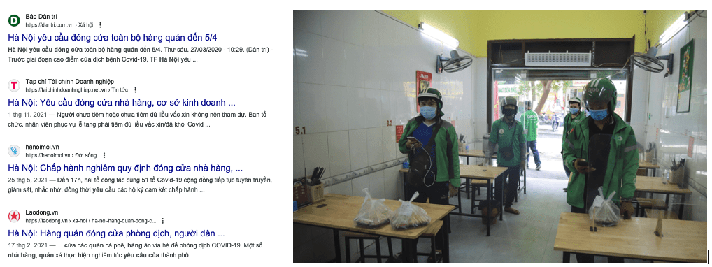 Trong Nguy có Cơ, Case Study Bán Khẩu Trang Thời Covid 4 hà nội đóng cửa covid