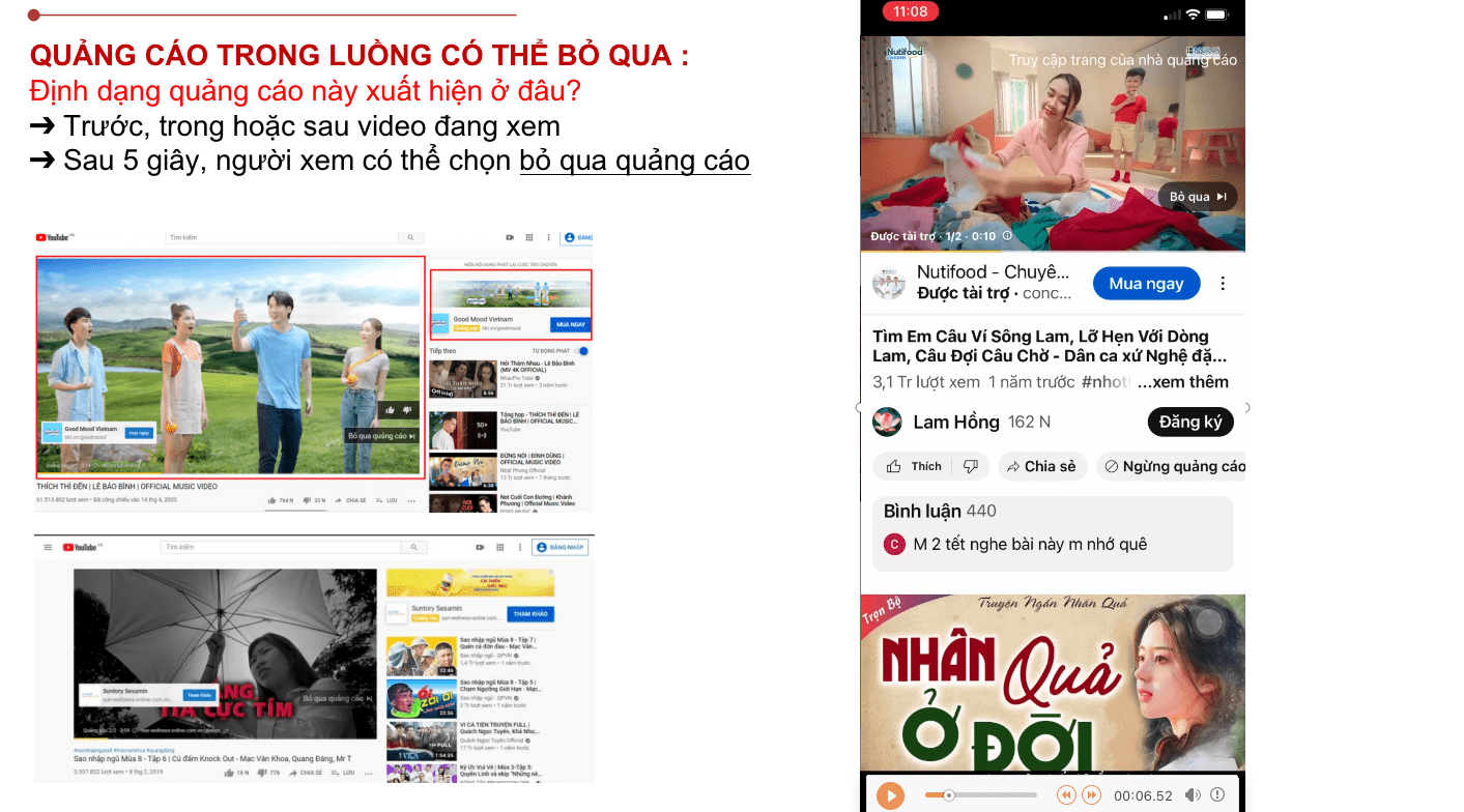 Toàn tập chạy GDN & Youtube Ads dã chiến cho anh em Affiliate 30 quảng cáo trong luồng có thể bỏ qua
