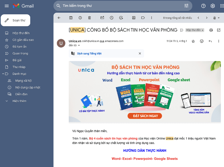 Quảng cáo Gmail - Giải pháp thay thế Email Marketing ? 5 quảng cáo gmail