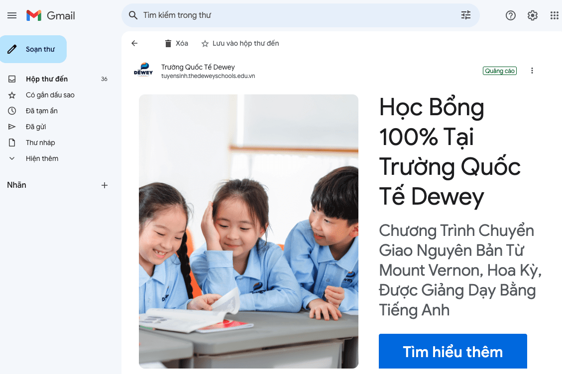Quảng cáo Gmail - Giải pháp thay thế Email Marketing ? 8 quảng cáo gmail