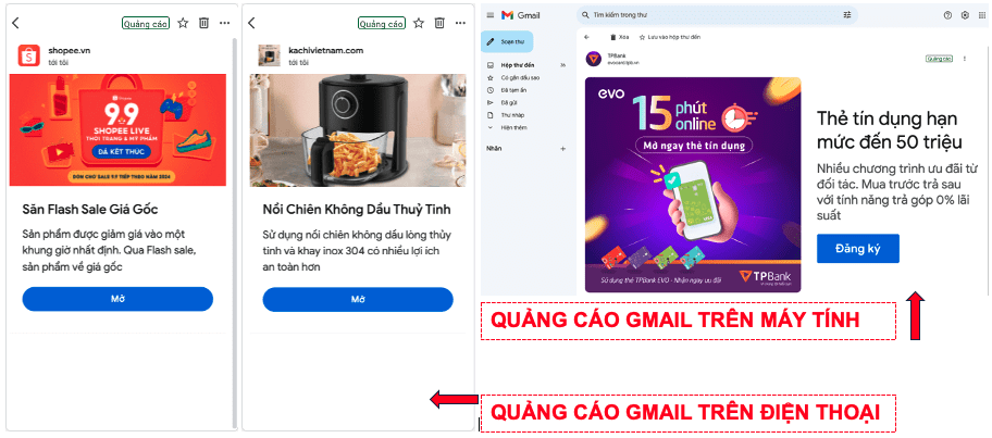 Quảng cáo Gmail - Giải pháp thay thế Email Marketing ? 13 Quảng cáo Gmail - Giải pháp thay thế Email Marketing ? 1