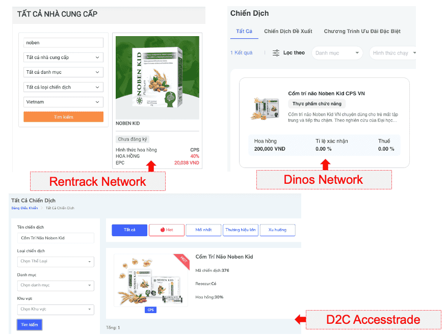Nhìn Lại 3 Case Study Affiliate và Những Kinh Nghiệm Xương Máu 15 các network affiliate