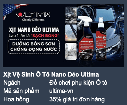 Affiliate Xịt Ô Tô Ultima Từng Lên SharkTank: Giã Thẳng Ads vào Kênh Xe Hơi ! 3 Affiliate Xịt Ô Tô Ultima Từng Lên SharkTank: Giã Thẳng Ads vào Kênh Xe Hơi ! 3