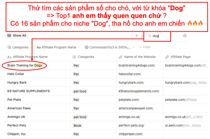 1650+ Sản Phẩm Affiliate Theo Ngách – Đỡ Phải Mò, Chỉ Việc Triển Khai ! 6 1650+ Sản Phẩm Affiliate Theo Ngách – Đỡ Phải Mò, Chỉ Việc Triển Khai ! 5