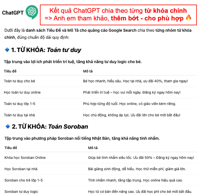 Tăng X10 Traffic Toán Soroban với Kỹ thuật "Bung Từ Khóa" - Từ Google Search đến GDN 14 Tăng X10 Traffic Toán Soroban với Kỹ thuật "Bung Từ Khóa" - Từ Google Search đến GDN 13
